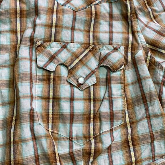 Roper wear the west cowgirl long sleeve shirt. Western ranch top coastal - Picture 3 of 10